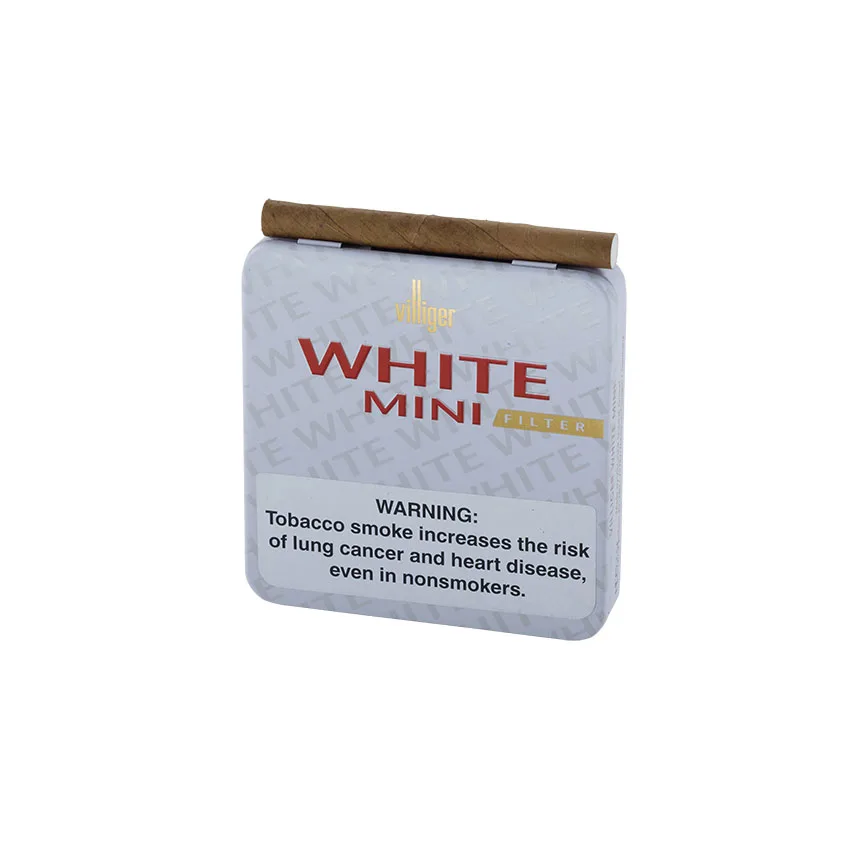 Villiger White Mild Filter Natural | Filtered Cigar | Tin of 20