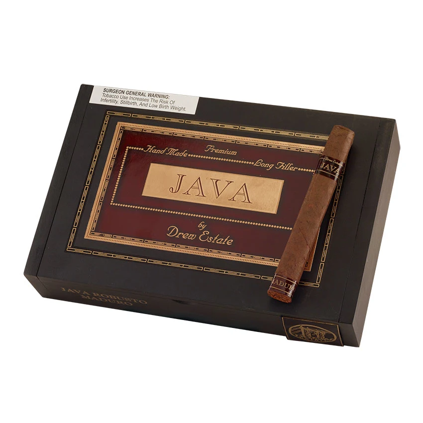 Java by Drew Estate Robusto Maduro | Robusto | Box of 24
