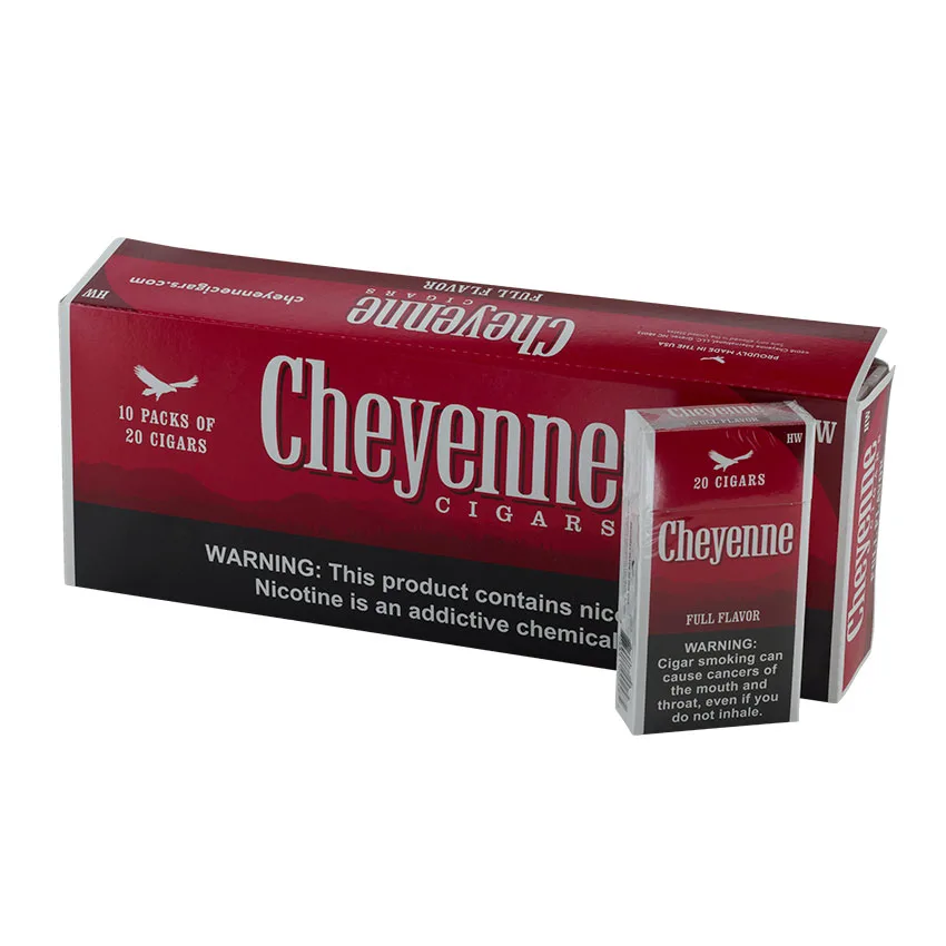 Cheyenne Heavy Weights Full Flavor (20) Natural | Filtered Cigar | Carton of 200