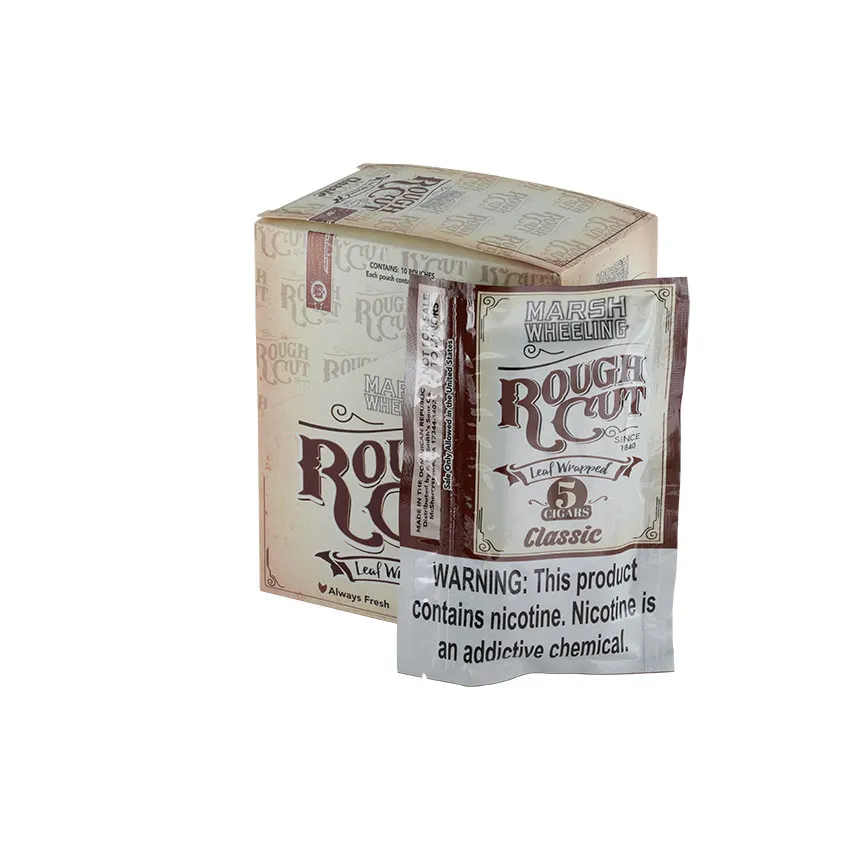 Marsh Wheeling Rough Cut Classic (5) Natural | Cigarillo | Pack of 50