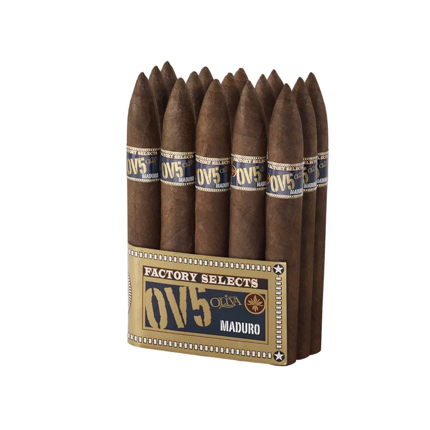Oliva Factory Selects Maduro 6 1/2 x 52 | Torpedo | Bundle of 15
