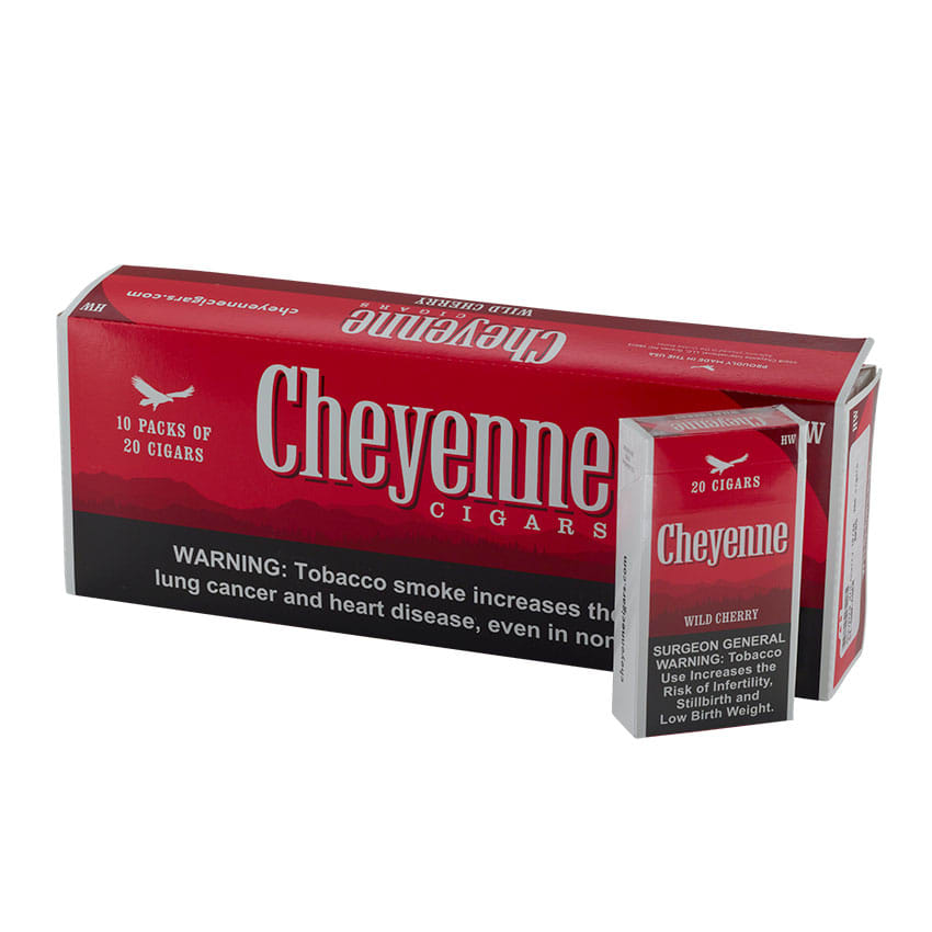 Cheyenne Heavy Weights Cherry (20) Natural | Filtered Cigar | Carton of 200