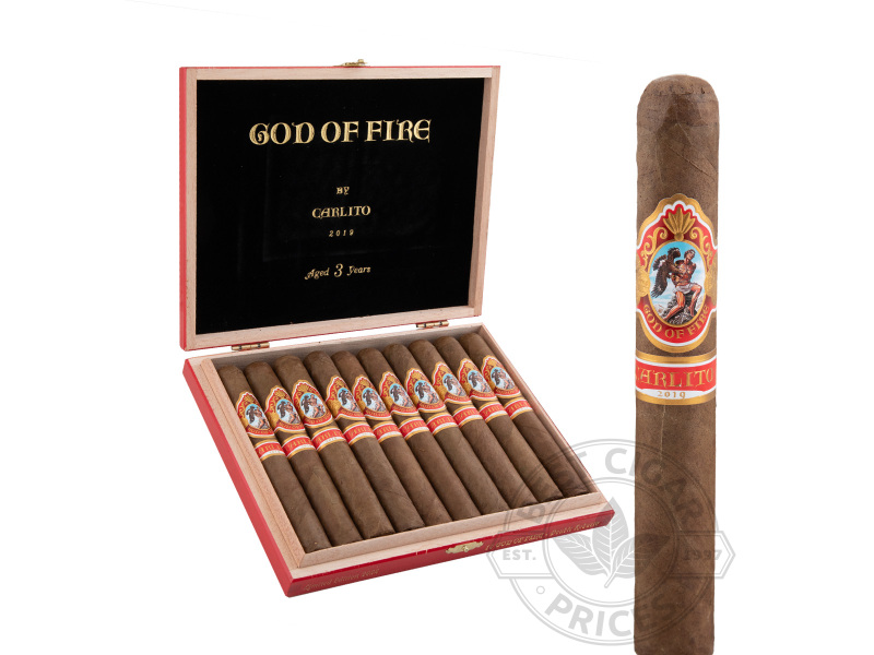 God Of Fire By Carlito Double Robusto - 10 Cigars