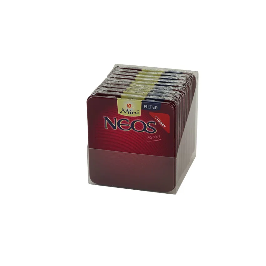 Neos Mini Ruby Filter (10) Natural | Cigarillo | Pack of 100