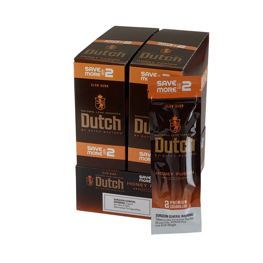 Dutch Masters Honey Fusion Golden (2) Natural | Cigarillo | Upright of 60