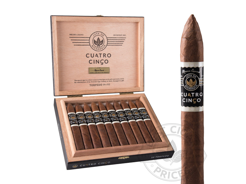 Joya De Nicaragua Cuatro Cinco Reserva Especial Torpedo - 10 Cigars
