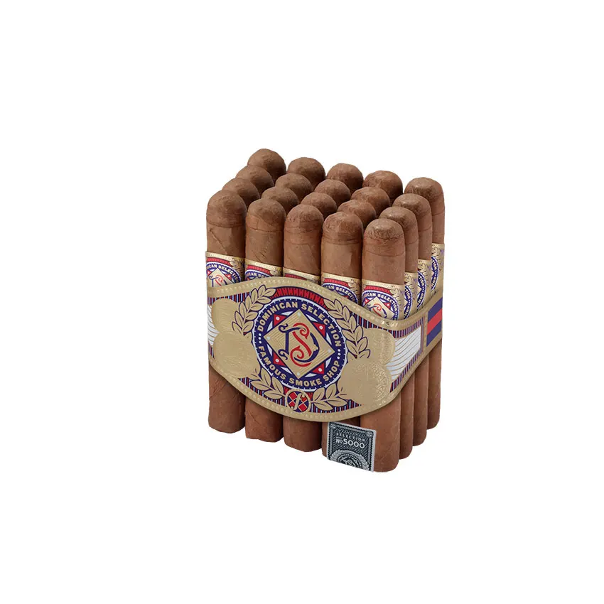 Famous Dominican Selection 5000 Robusto Natural | Robusto | Bundle of 20