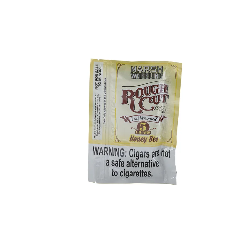 Marsh Wheeling Rough Cut Honey Bee (5) Natural | Cigarillo | Pouch of 5