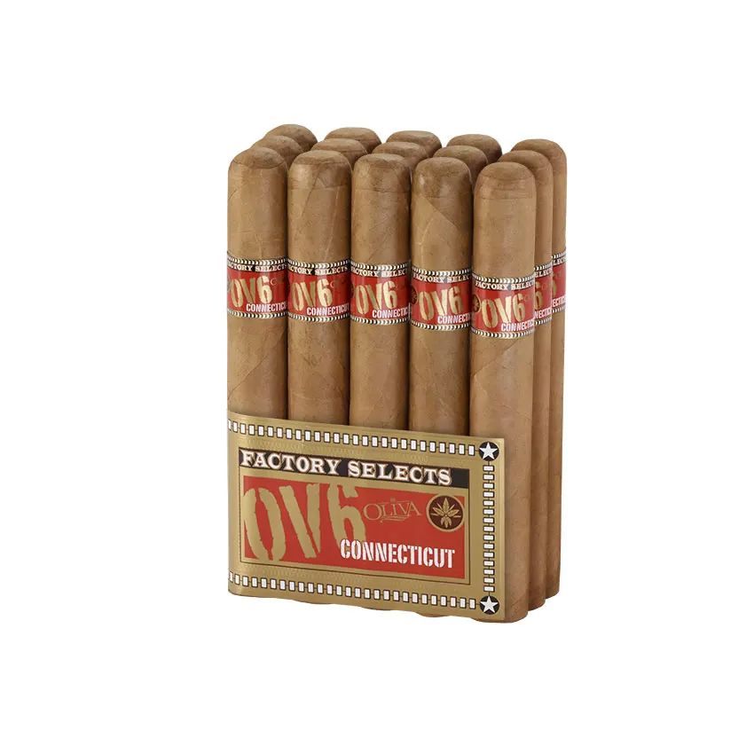 Oliva Factory Selects Connecticut 5 x 50 Natural | Robusto | Bundle of 15