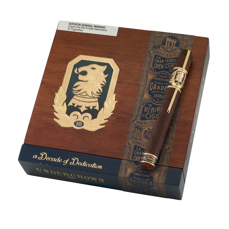 Undercrown 10 Corona Doble Dark Natural | Double Corona | Box of 20