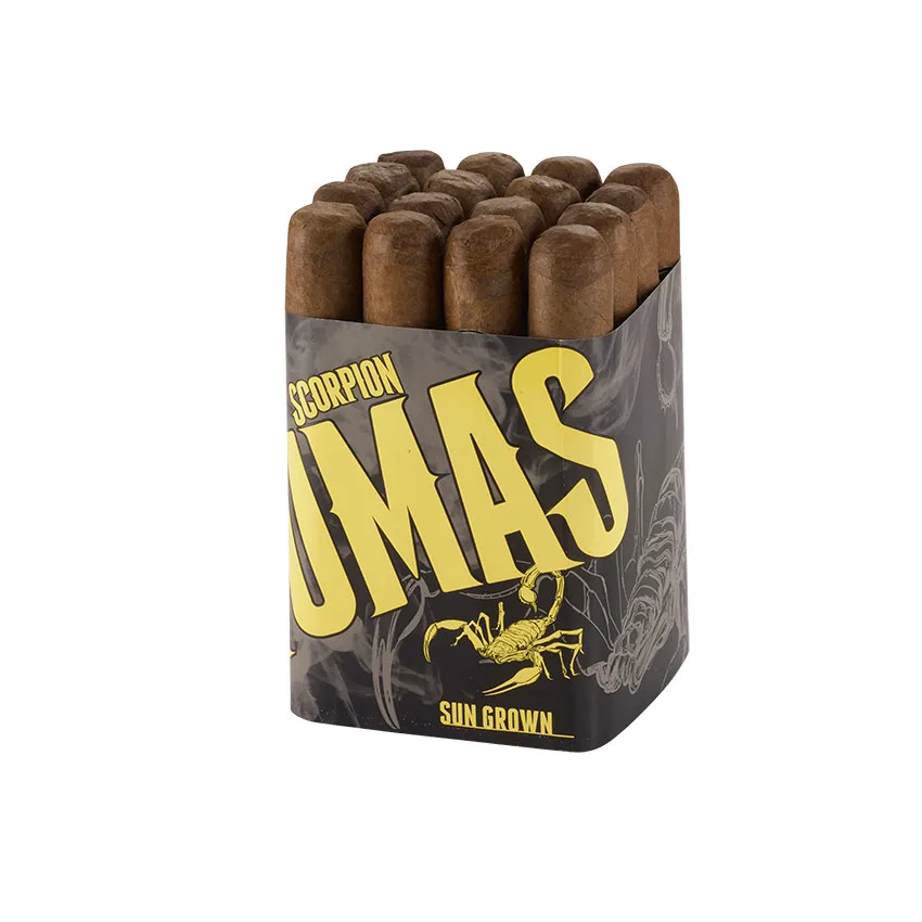 Camacho Scorpion Fumas SG 5x50 Natural | Robusto | Bundle of 16
