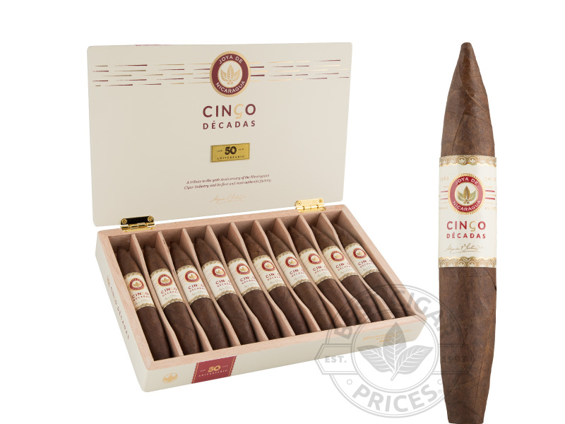 Joya De Nicaragua Cinco Decadas Diademas - 10 Cigars