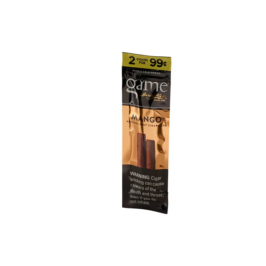 Garcia y Vega Game Cigarillos Mango (2) Natural | Cigarillo | Pack of 2
