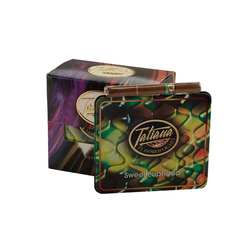 Tatiana Tins Sweet Euphoria (10) Natural | Panatela | Pack of 50