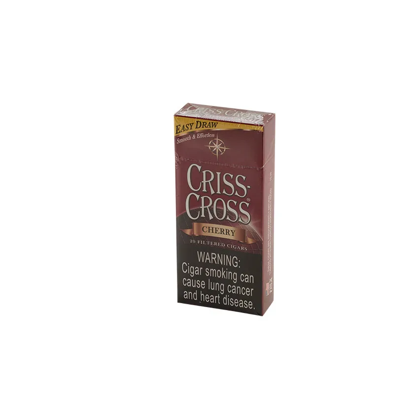 Criss Cross Heavy Weights Cherry (20) Natural | Filtered Cigar | Pack of 20