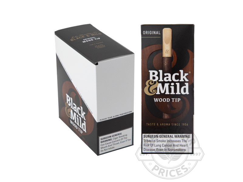 Black & Mild Original Wood Tip - 50 Cigars
