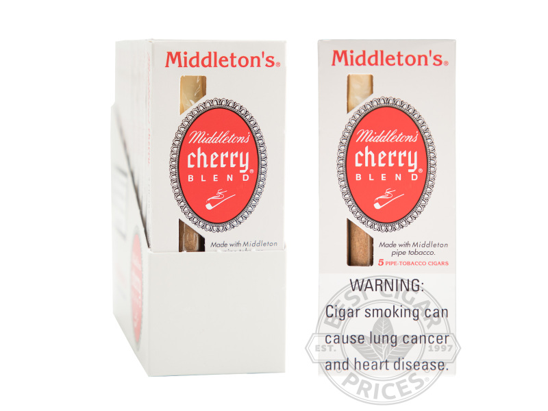 Middleton Cherry Blend - Small Packs: 50 Cigarillos