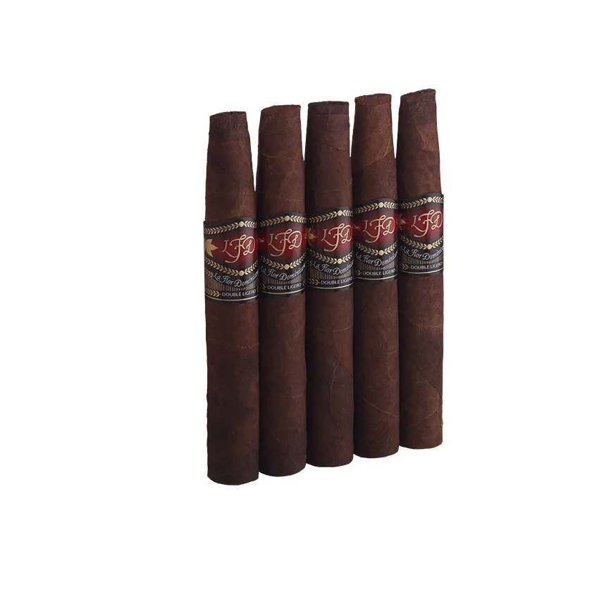 La Flor Dominicana Double Ligero Chisel Dark Natural | Figurado | Pack of 5