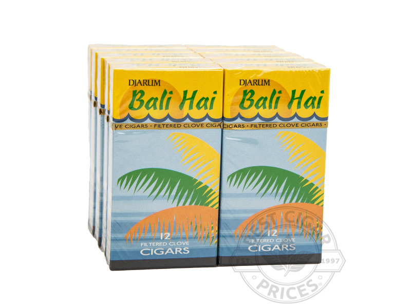 Djarum Bali Hai Filtered 2x Deal - Carton - 120 Total Cigars