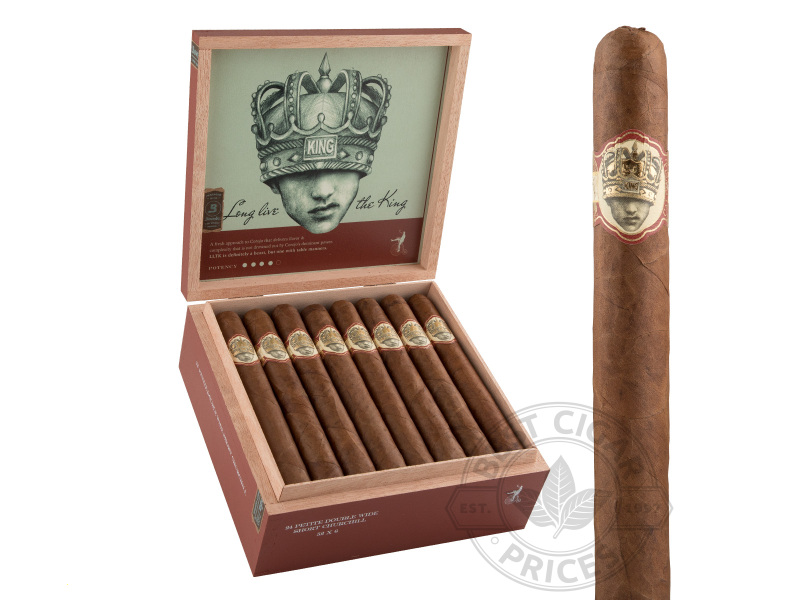 Caldwell Long Live The King Petite Dble Wide Short Churchill - 24 Cigars