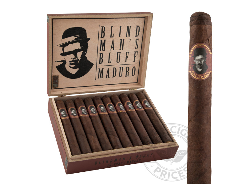 Caldwell Blind Mans Bluff Maduro Toro - 20 Cigars