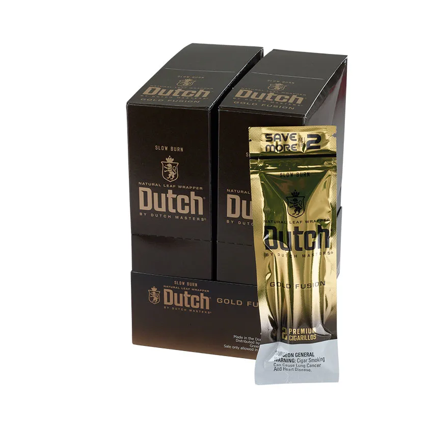 Dutch Masters Gold Fusion (2) Natural | Cigarillo | Upright of 60