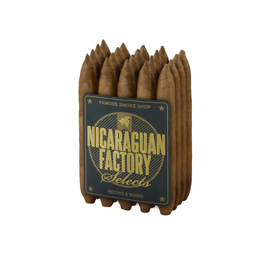 Nicaraguan Factory Selects Habano Jalapa Toro Natural | Toro | Bundle of 20