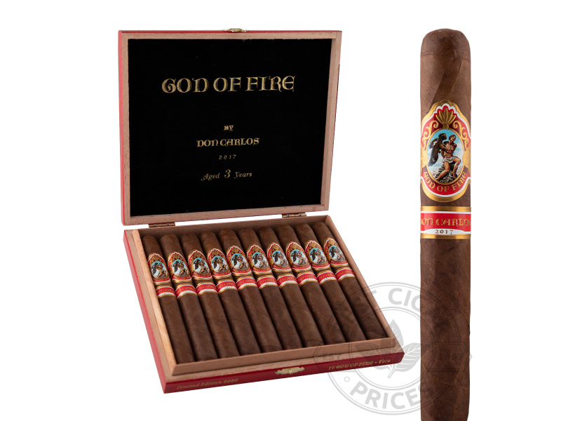God Of Fire By Don Carlos LE Toro - 10 Cigars