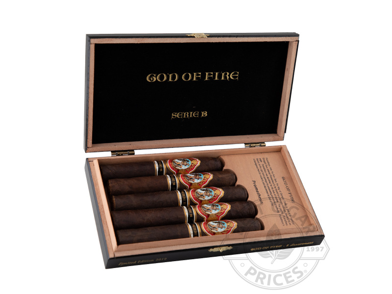 God Of Fire Serie B Sampler - 5 Cigars