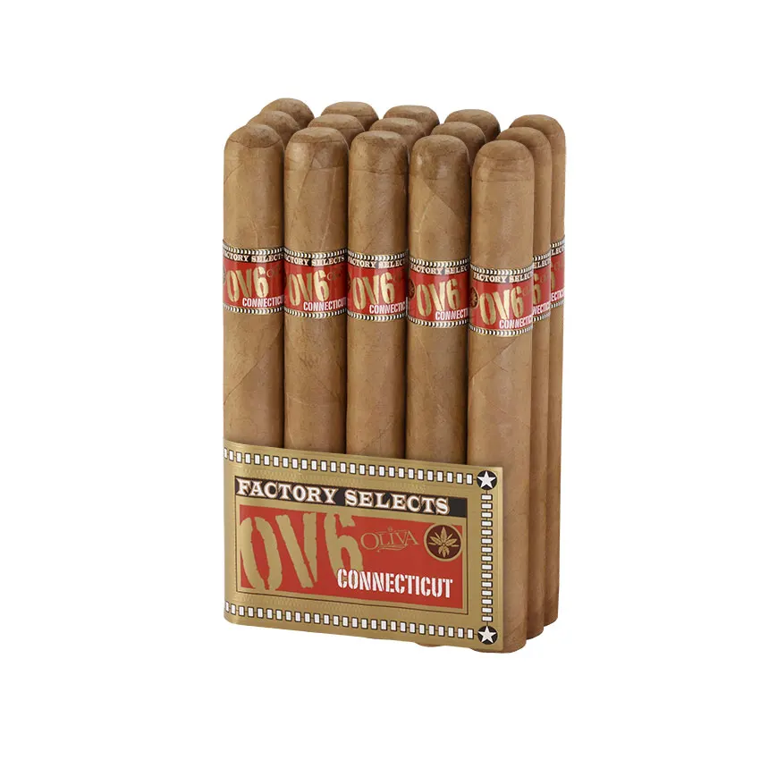Oliva Factory Selects Connecticut 6 x 44 Natural | Lonsdale | Bundle of 15
