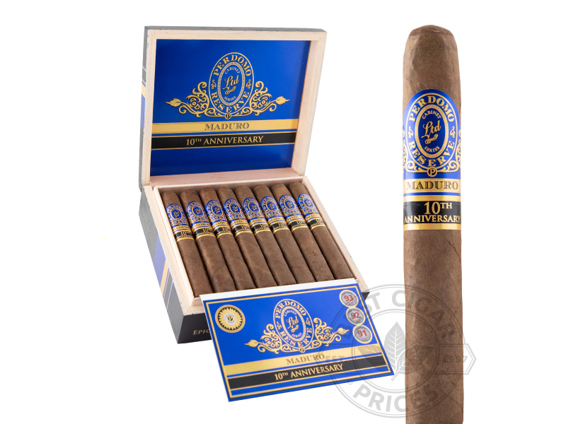 Perdomo Reserve 10th Anniversary Box-Pressed Maduro Epicure - 25 Cigars