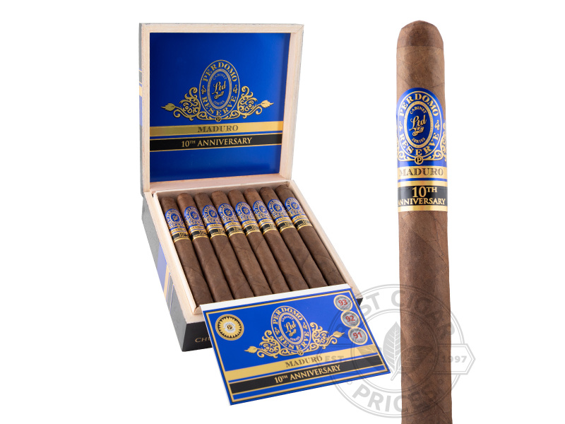 Perdomo Reserve 10th Anniversary Box-Pressed Maduro Churchill - 25 Cigars