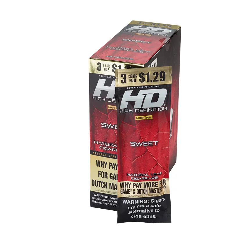 Good Times #HD Sweet 3 for 1.29 Natural | Cigarillo | Upright of 45