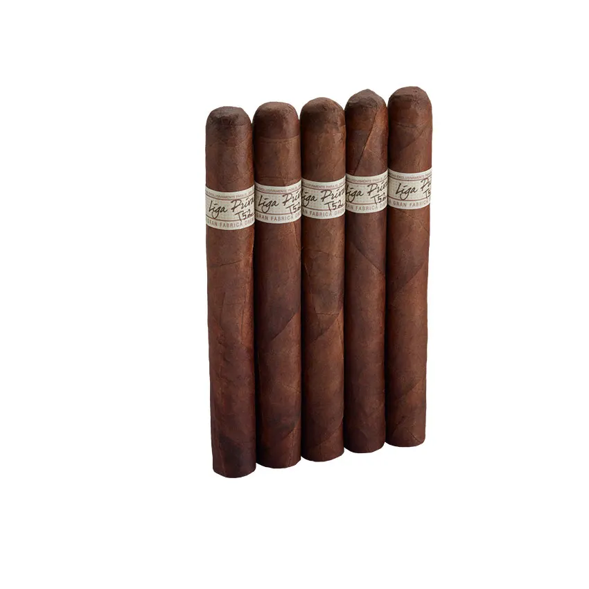 Liga Privada T52 Corona Doble Natural | Double Corona | Pack of 5