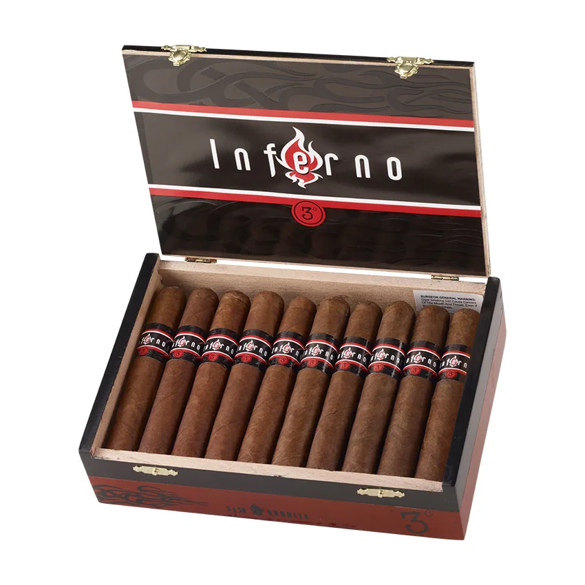 Inferno 3rd Degree Robusto Natural | Robusto | Box of 20
