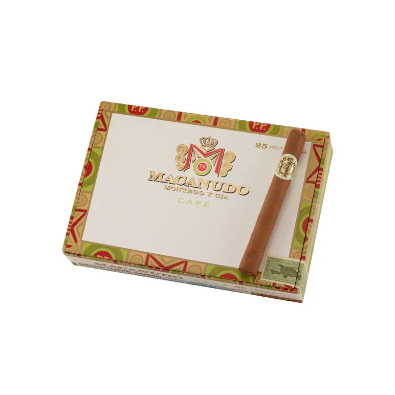 Macanudo Cafe Petit Corona Natural | Panatela | Box of 25