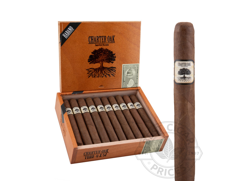 Charter Oak Habano Toro - 20 Cigars