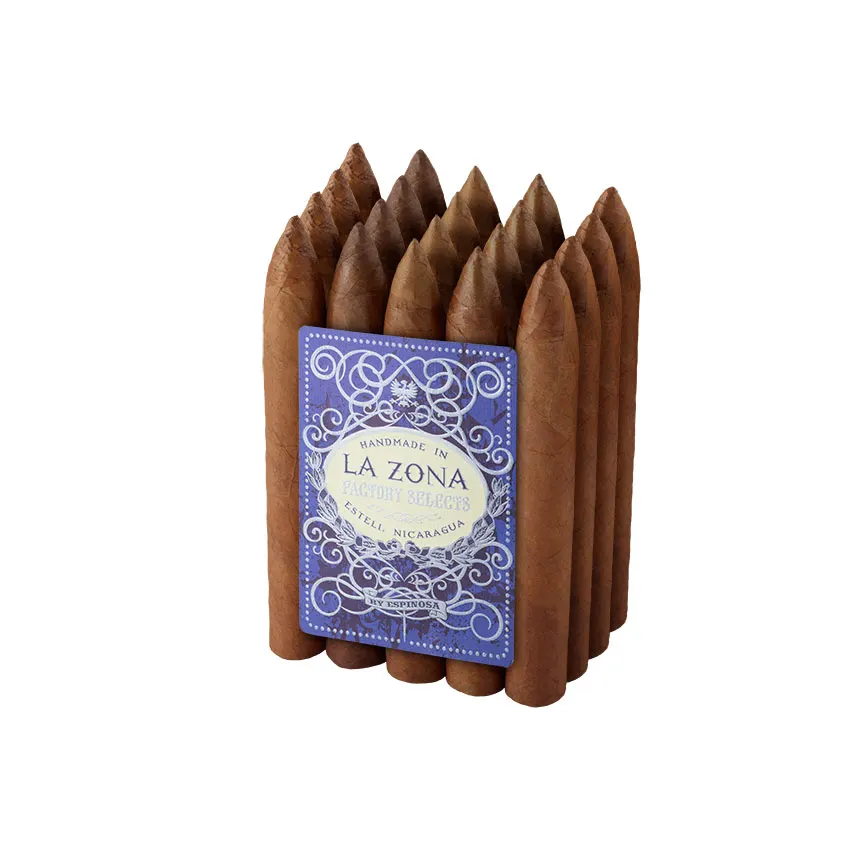 Espinosa La Zona Factory Selects Bullet Natural | Torpedo | Bundle of 20