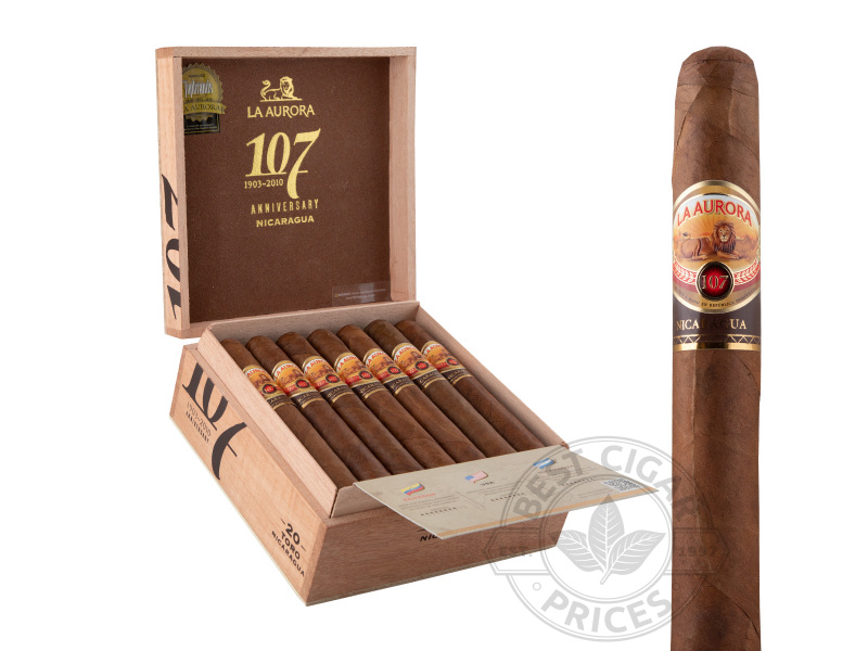 La Aurora 107 Nicaragua Toro Habano - 20 Cigars