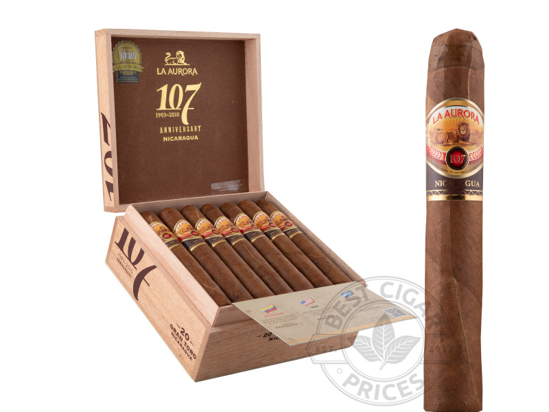 La Aurora 107 Nicaragua Gran Toro Habano - 20 Cigars