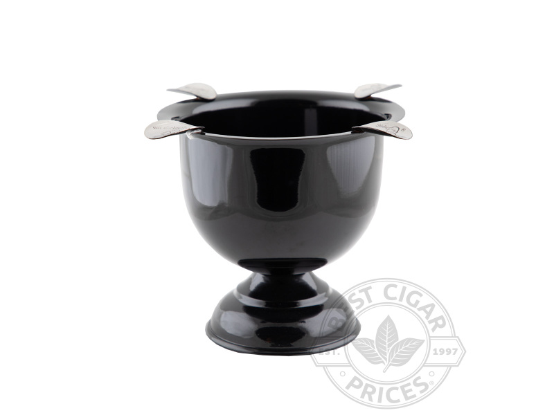 Stinky Cigar 4 Stirrup Tall Ashtray - Jet Black - Box of 20