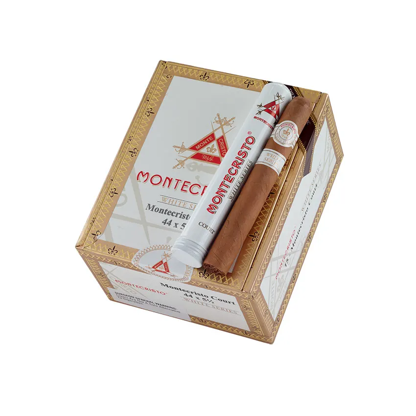 Montecristo White Court (tube) Natural | Corona | Box of 15