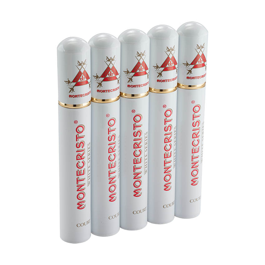 Montecristo White Court (tube) Natural | Corona | Pack of 5