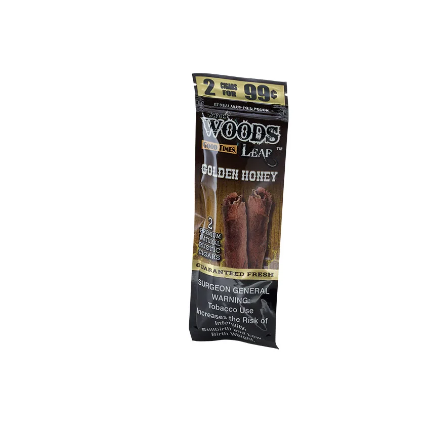 Good Times Sweet Woods Leaf Golden Honey Natural | Cigarillo | Pack of 2