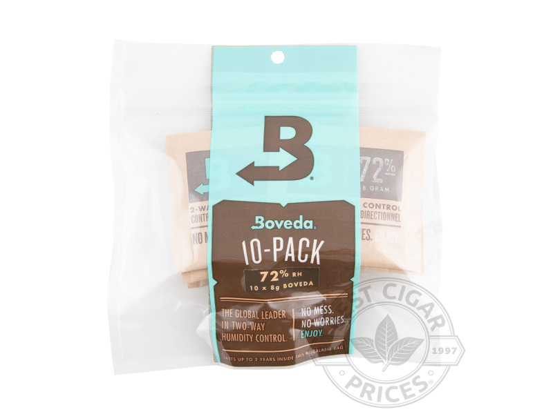 Boveda Humidipak 8 Gram - 72% Relative Humidity - Pack Of 10 - Box of 20