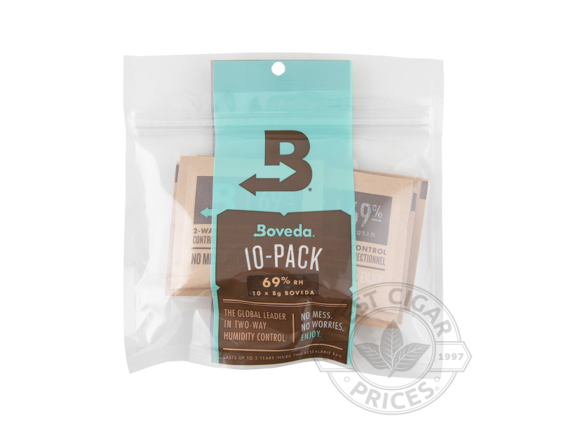 Boveda Humidipak 8 Gram - 69% Relative Humidity - Pack Of 10 - Box of 20