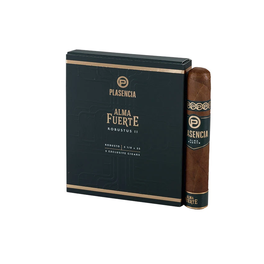 Plasencia Alma Fuerte Natural Robustus II | Robusto | Pack of 5