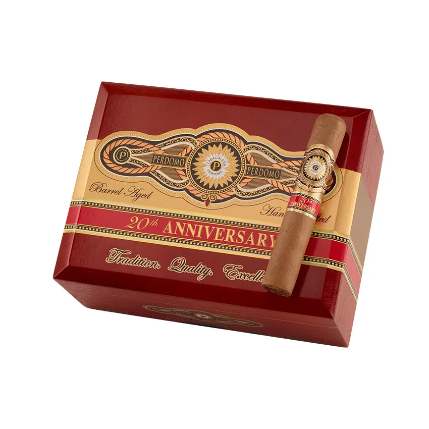Perdomo 20th Anniversary Connecticut Robusto Natural | Robusto | Box of 24