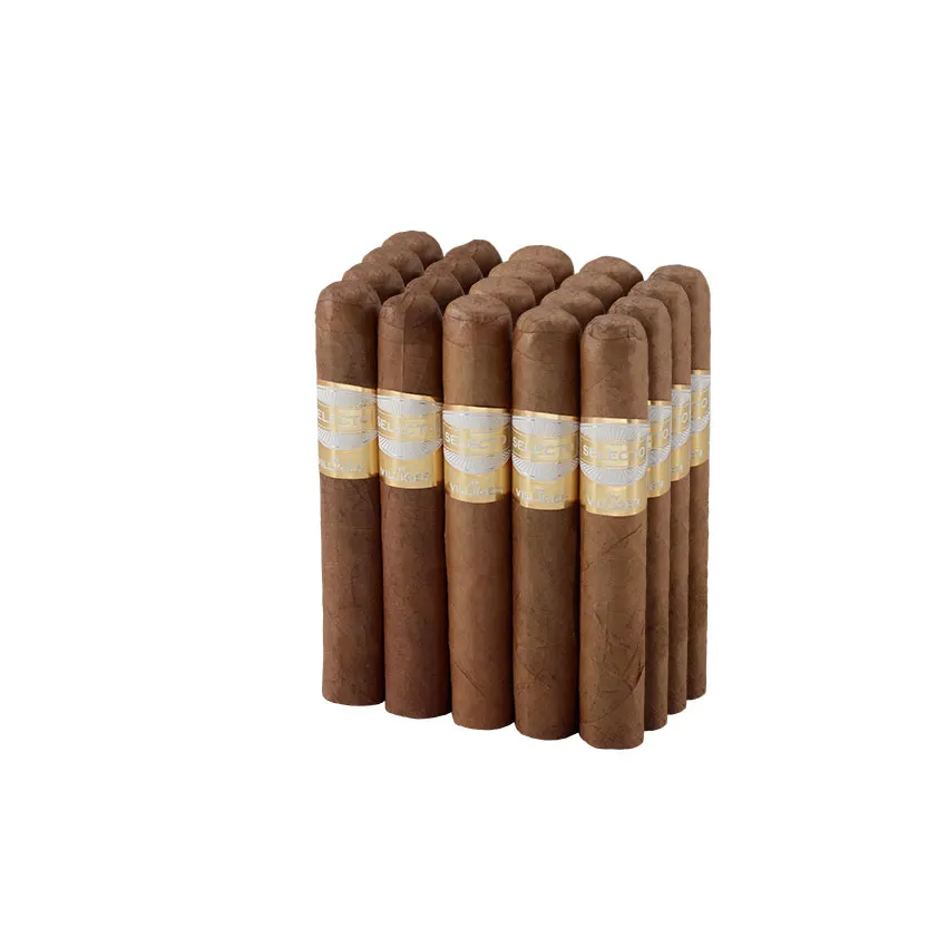 Villiger Selecto Connecticut Robusto Natural | Robusto | Bundle of 20
