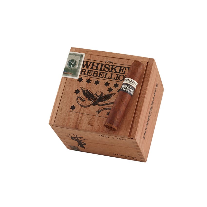 Intemperance Whiskey Rebellion 1794 Hamilton Natural | Corona | Box of 30